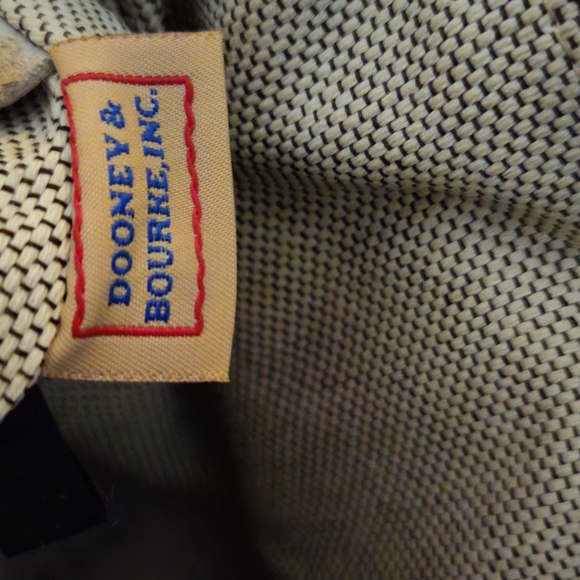 Dooney & Bourke Cream Leather Satchel - Picture 5 of 16